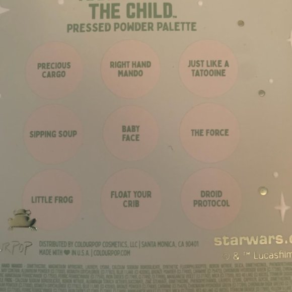 Star Wars The Mandalorian Colourpop Palette - Picture 3 of 3